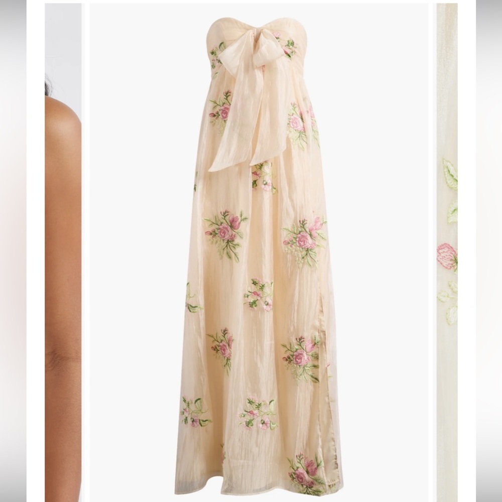 Lulu's Blush Pink Floral-Embroidered Dress